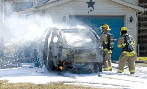 Cause of car fire unknown